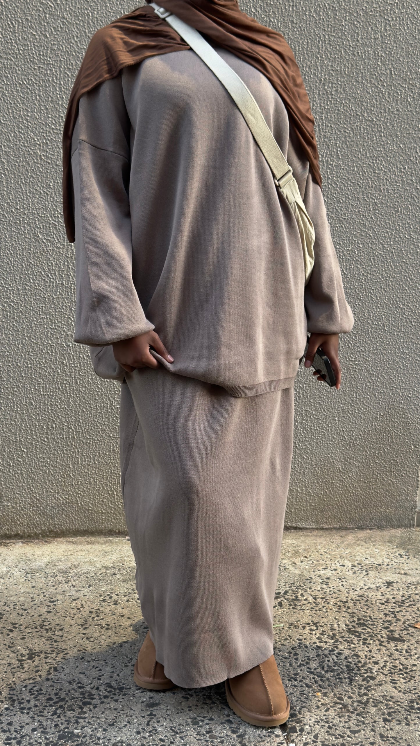 Sweater Set - CAMEL