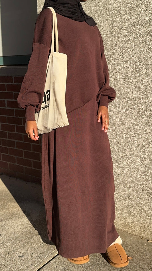 Sweater Set - COFFEE
