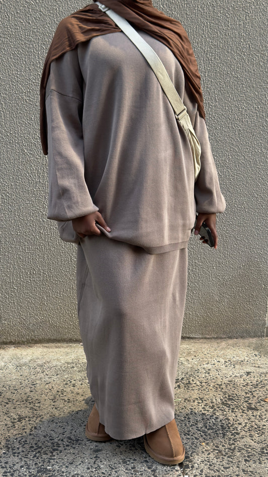 Sweater Set - CAMEL